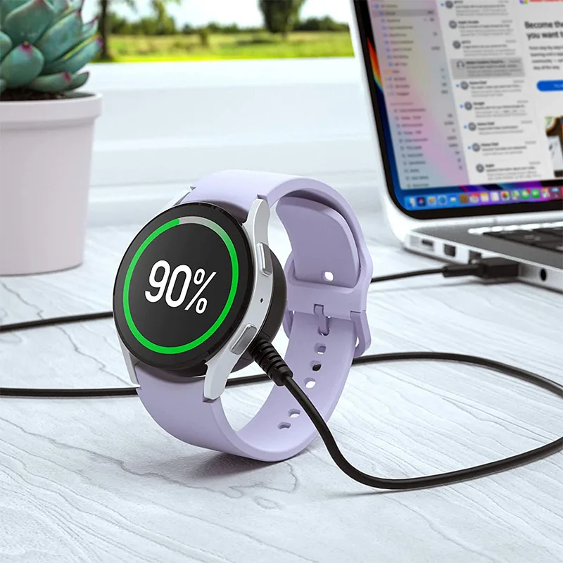 Type-C 2-in-1 Magnetic Wireless Metal Base Charging Cable for Samsung Galaxy Watch 8/7/6/5/5Pro Replacement Smartwatch Charger view 2