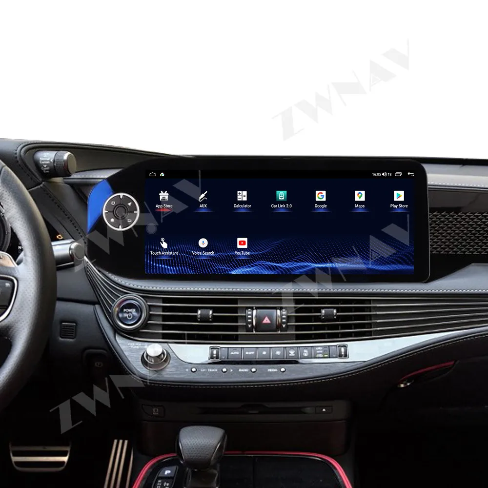 

ZWNAV 12.3 Inch Wireless Carplay for Lexus LS 2017-2020 Car Radio GPS Navigation Multimedia Player Car Stereo Head Unit