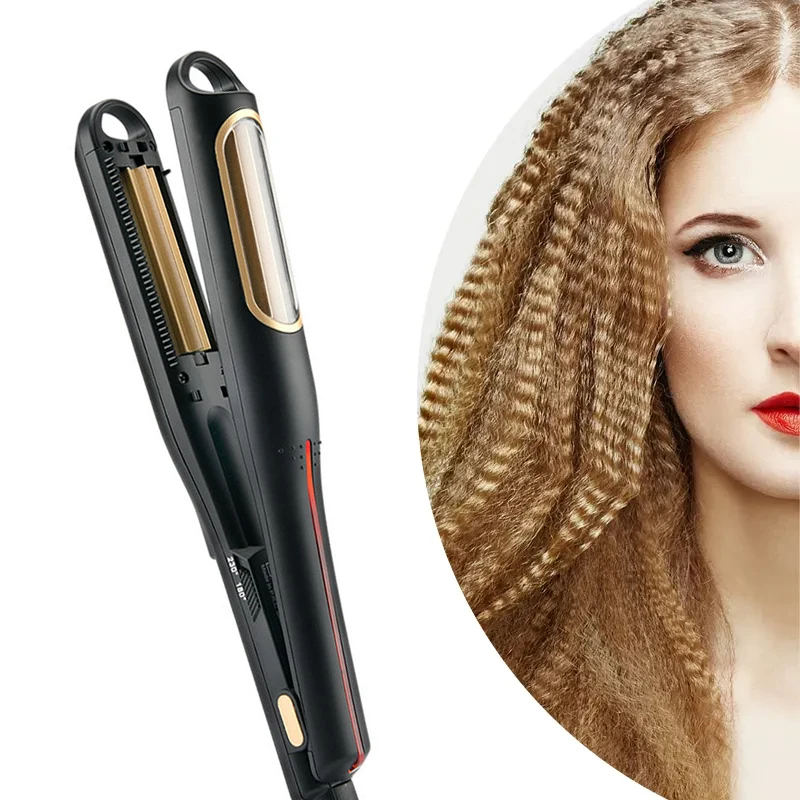 

Hair Crimper Splint Automatic Curling Corrugated Corn Irons Wave Curler Crimping Ceramic Flat Iron