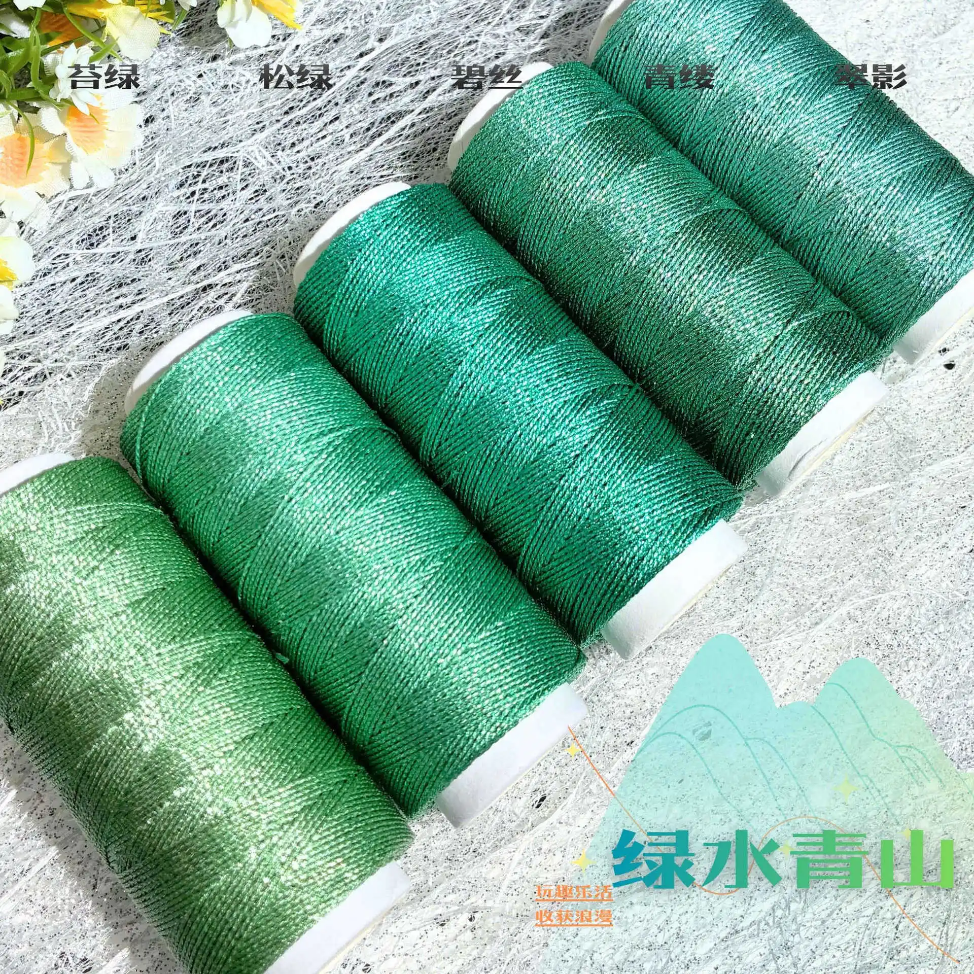 0.3/0.5mm Gloss Wax Cord Colored Gold Wax Wire Oil Moisturizing DIY Jewelry Thread Waterproof Sweatproof Luster Metallic Yarn