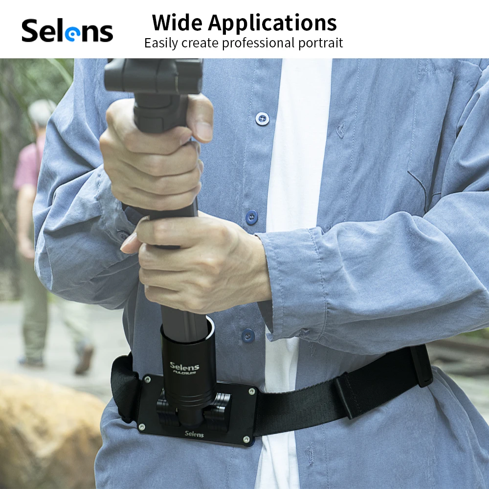 Selens Adjustable Camera Gimbal Belt Gimbal Stabilizer Weight Support Hip Belt Waist Mount for Long Standing Filming Compatible