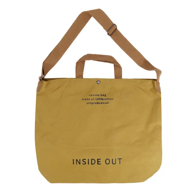 

High Shoulder Large Canvas Tote Bag For Women Girls Cotton Cloth Student Book Handbag Daily Shopping Bag With Matching Wallet