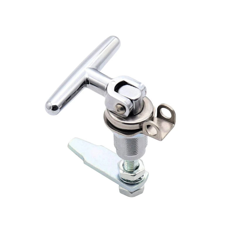 For RV Boat Door Lock T-Shaped Foldable Handle Adjustable Tension Door Lock RV Lock Accessories