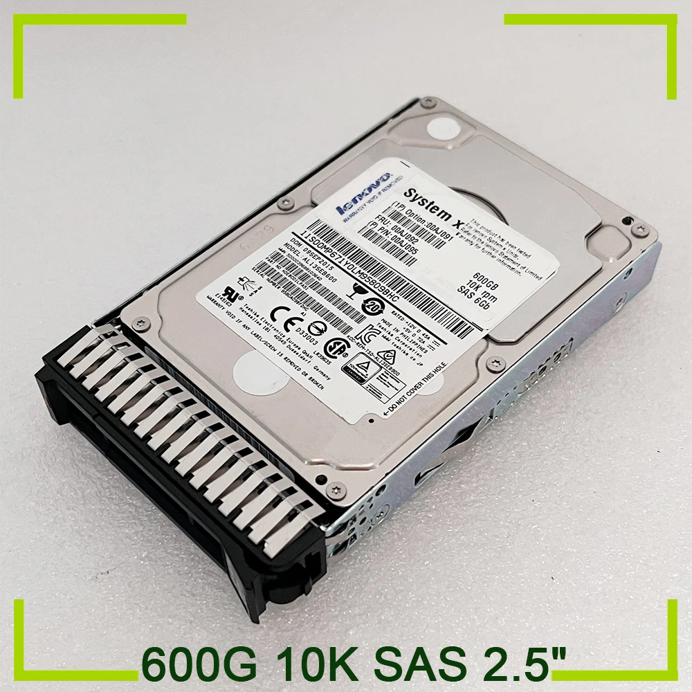 

HDD For IBM Hard Disk 600G 10K SAS 2.5" Hard Drive X3850X6 X3650 M5 00AJ091 00AJ101 00AJ092