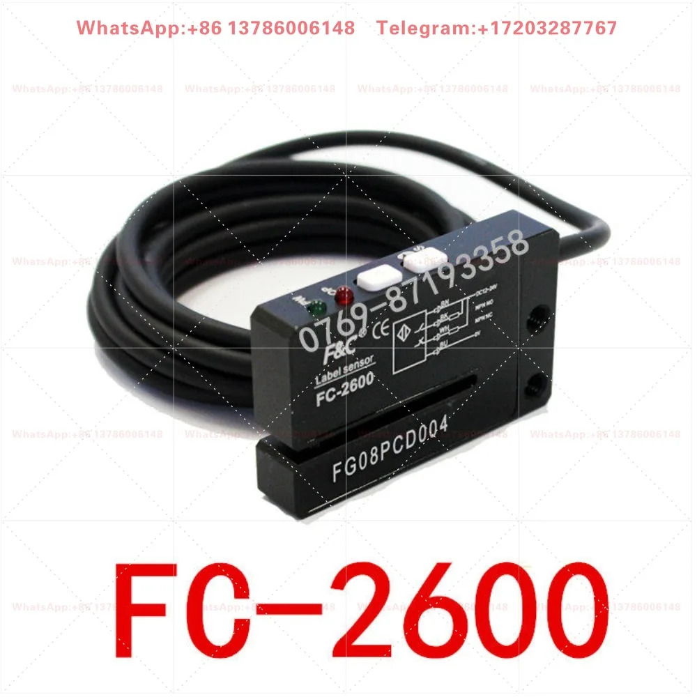 Original brand new tag sensor photoelectric FC-2600 four-wire NPN normally open normally closed 24V