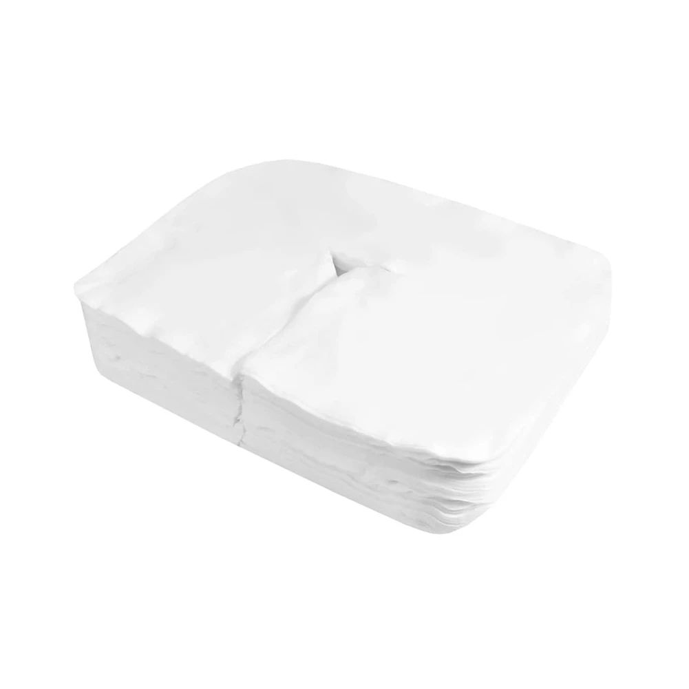 A14E 300 Count Disposable Face Cradle Covers,Massage Face Covers Ultra Soft Headrest Covers for Massage Tables&Massage Chairs