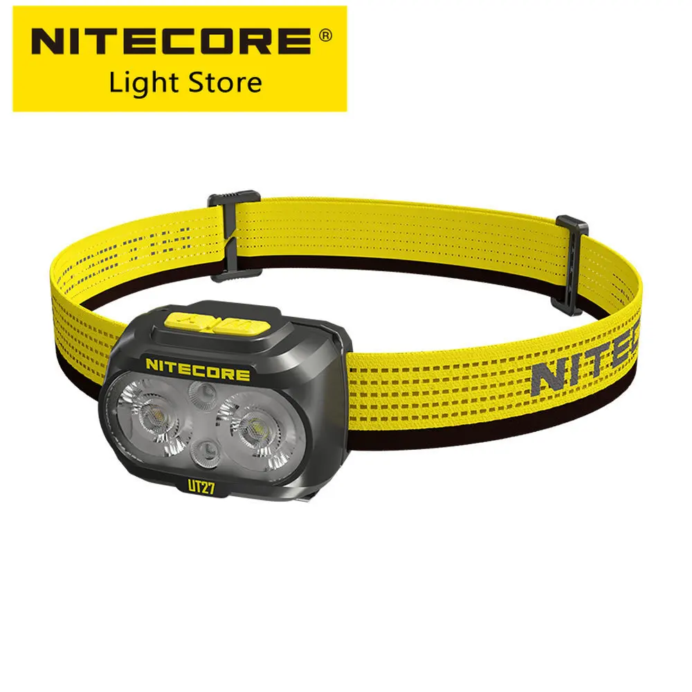 wholesale NITECORE New UT27 800L Ultra Lightweight Triple Output Elite Headlamp Running Camping Headlight + Rechargeable Battery