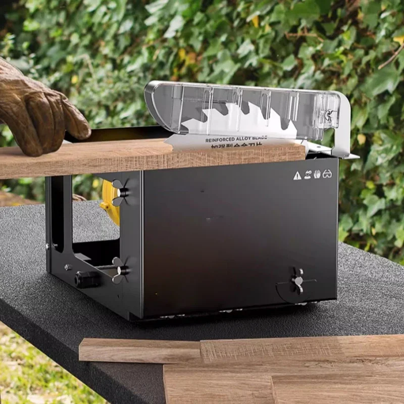 

7-Inch Household Miniature Woodworking Sliding Table Saw - Electric Multi-Function Precision Dust-Proof Decoration Cutting Machi