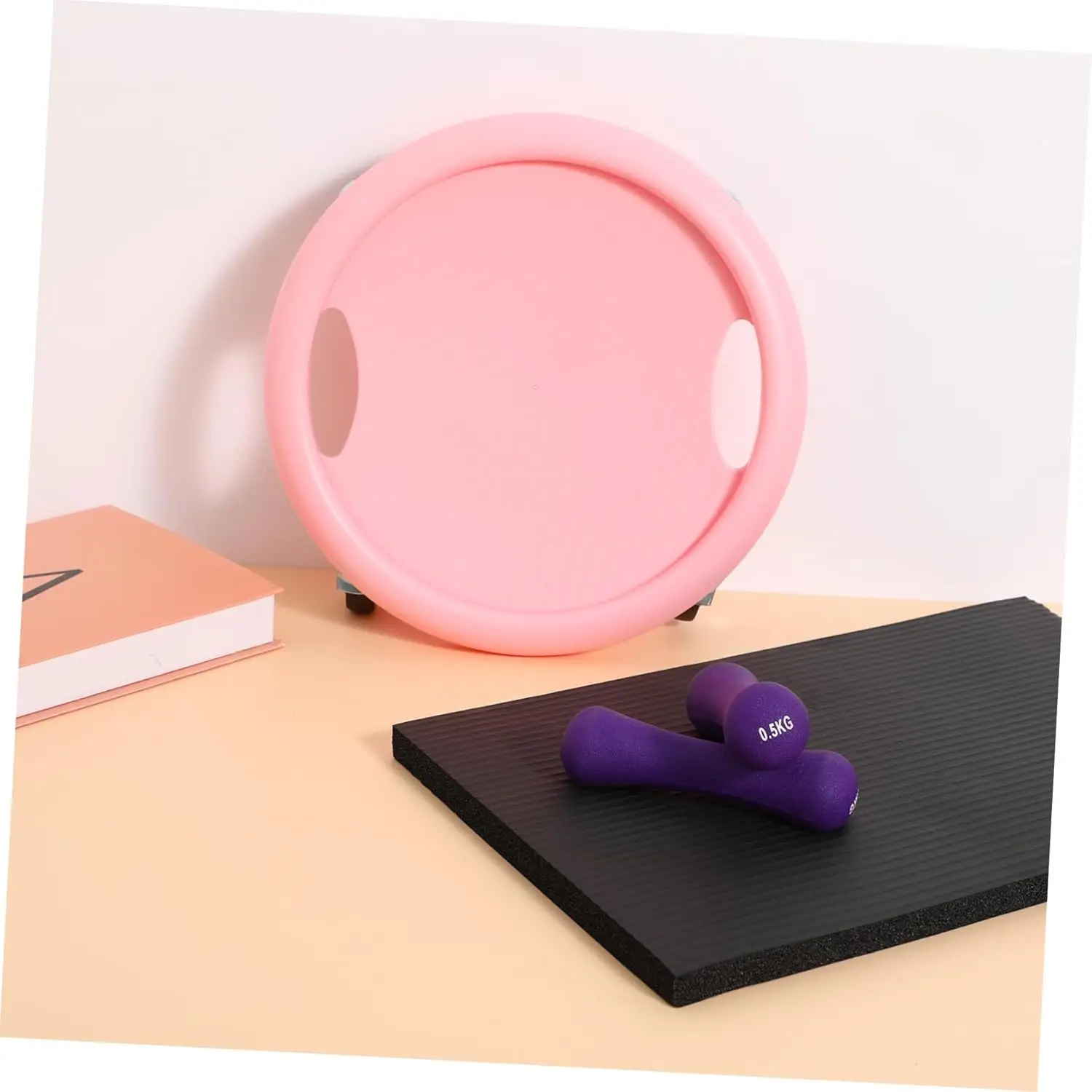 عجلة البطن عجلة البطن المدرب الدوار معدات اللياقة البدنية الصالة الرياضية أداة التمارين المنزلية مع وسادة التدريب للتدريب على العمل الأساسية #5