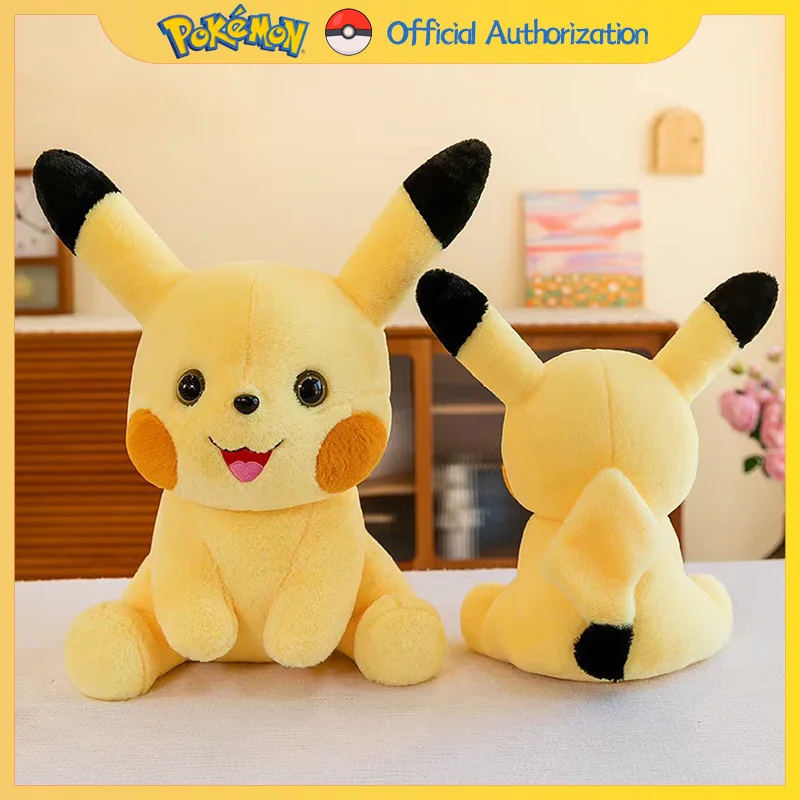 35cm-90cm Pokemon Pikachu Plüsch tier niedlichen Cartoon ausgestopfte Puppe Anime Sammlung Souvenir Kawaii Raichu Pokémon Spielzeug Geburtstags geschenk