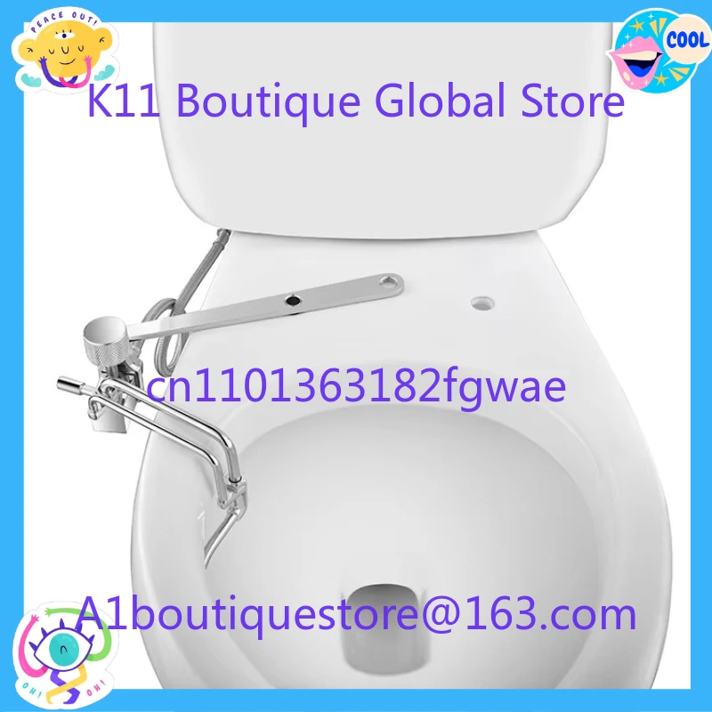 

Toilet Seat Metal Adjustable Bidet Sprayer Spray Nozzle BA02 Cold Bidet Faucet Accessory
