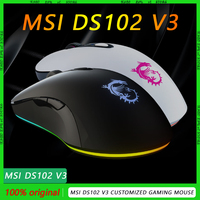 MSI DS102 V3 Customized Gaming Mouse Sensor 12400DPI 110g PAW3327 Lightweight Dynamic laptop RGB Symmetrical Ergonomics Switches