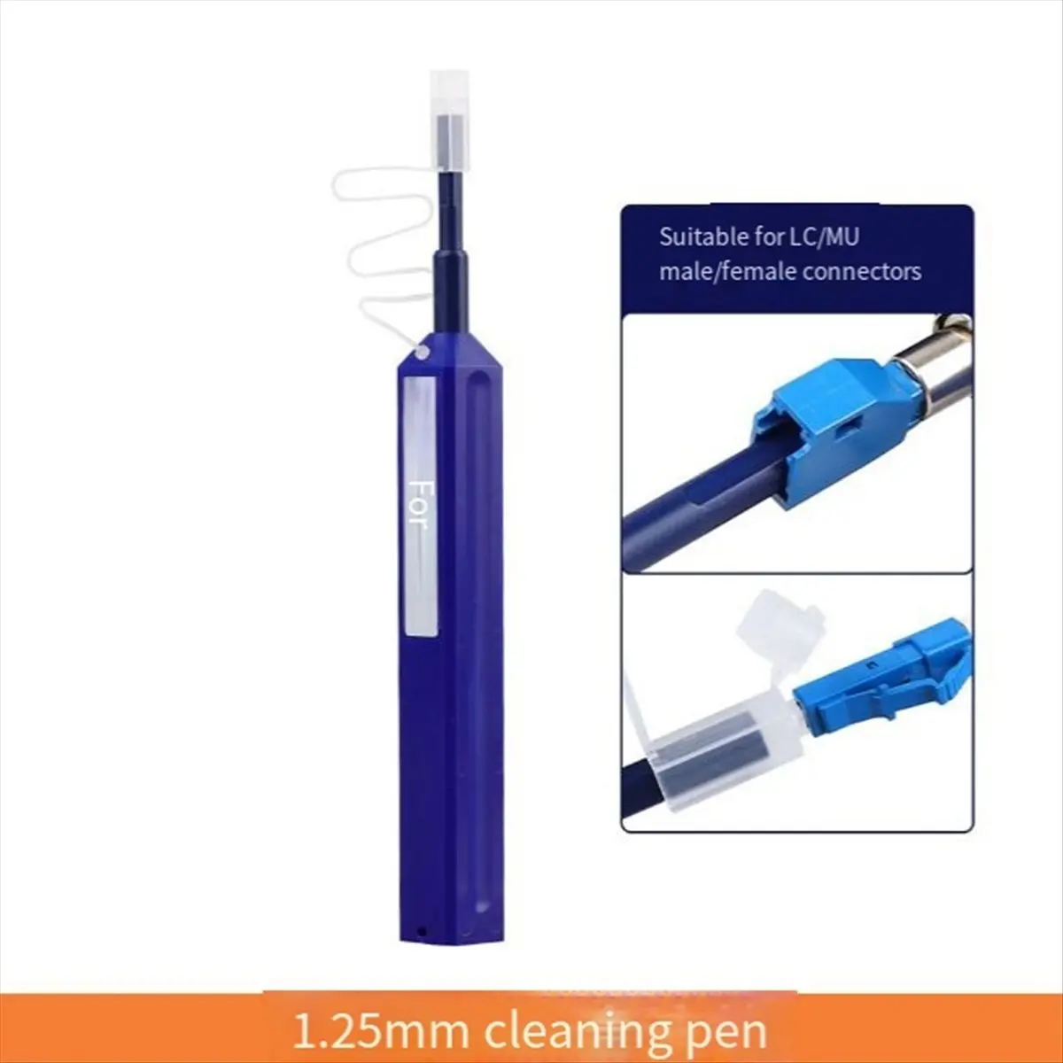 

Оптический очиститель A23G для волоконно-оптических коннекторов LC/MU, инструмент для очистки оптических модулей, адаптер для очистки фланцевых соединителей