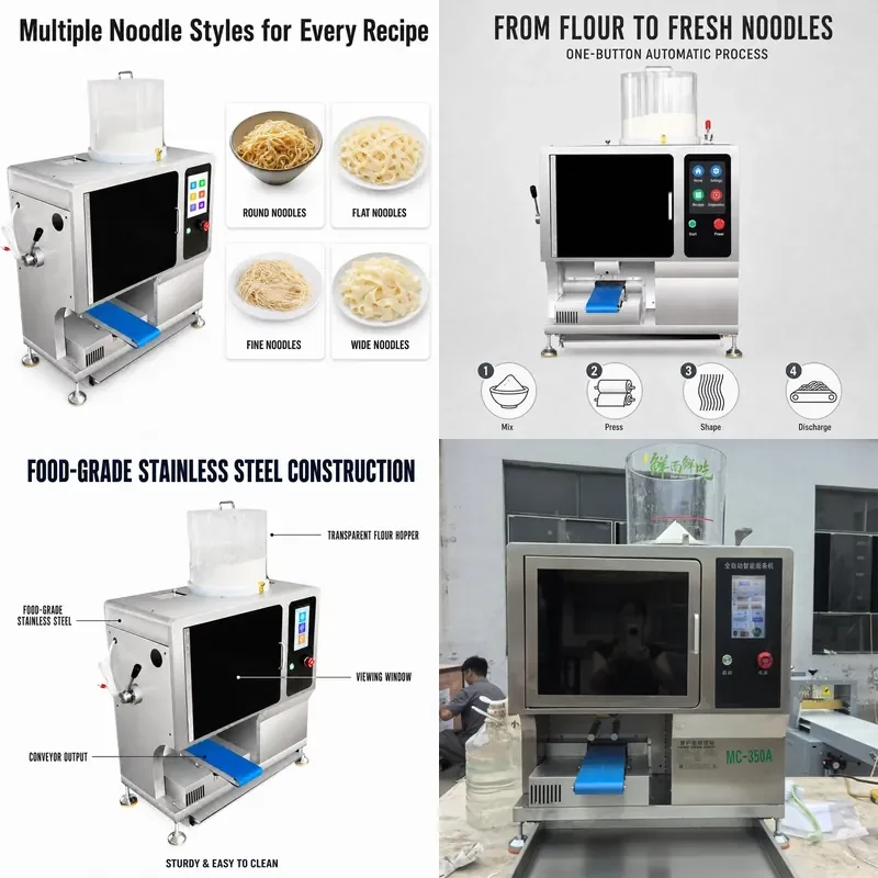 for Jiayang Commercial Intelligent Noodle Making Machine Fresh Ramen Maker for Restaurant Korean and Japanese Style