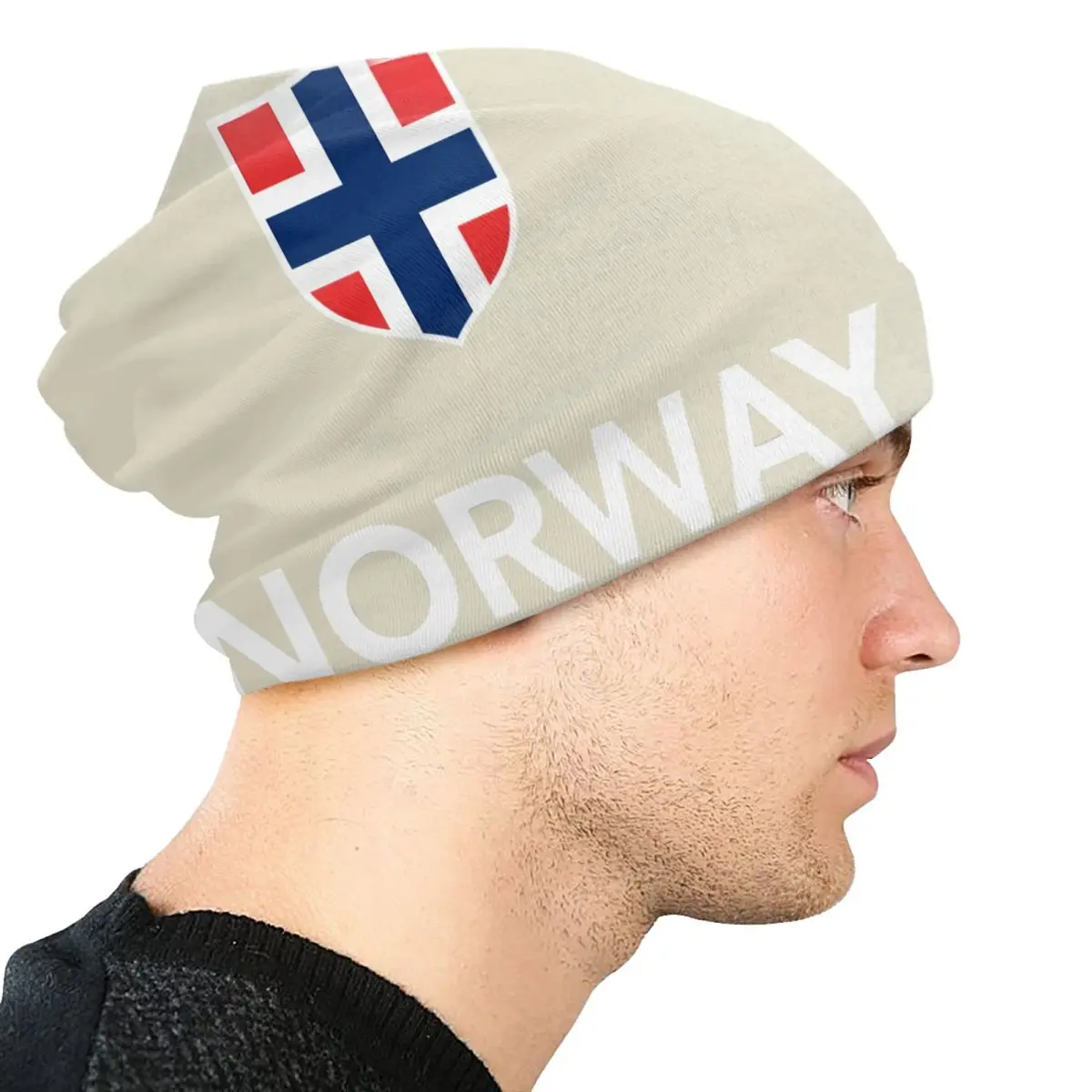 Norway Flag Skullies Beanies Caps Men Women Unisex Fashion Winter Warm Knit Hat Adult Norwegian Flag Bonnet Hats