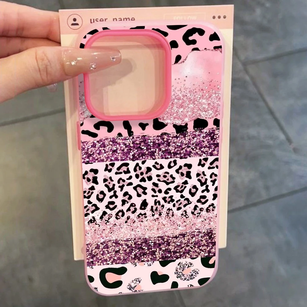 Luxuriöse Leopardenmuster-Hülle für iPhone 17 15 16 14 Pro Max Case Plus für iPhone 13 11 12 ProMax XS XR 8 Plus Sturzsichere INS-Hüllen – Detail 8