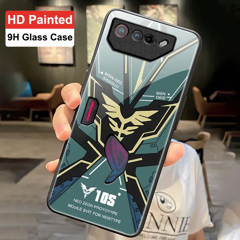 For Asus ROG Phone 7 Case ROG 7 6 5S 5 3 9H Tempered Glass Back Cases For Asus ROG 5 5S Phone Cover ROG7 ROG6 ROG5 Glass Funda - view 4