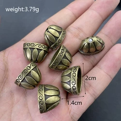 10pcs Charm Popular Wholesale Jewelry Bead Caps End Receptacle Flower Torus Diy Bracelet Tassel Spaced Apart Jewelry Accessories