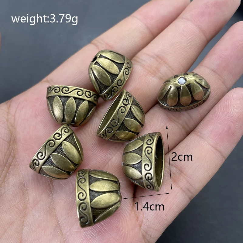 10 sztuk charms popularne hurtowe koraliki biżuteryjne czapki koniec pojemnik kwiat Torus Diy bransoletka frędzle rozstawione akcesoria biżuteryjne