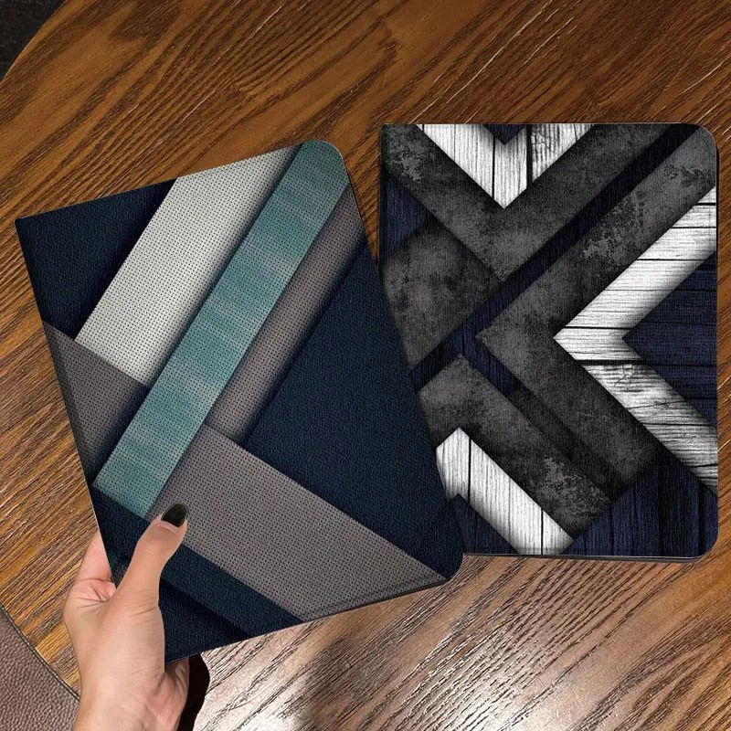 

Geometric Abstract Lines Tablet Case For Samsung Galaxy Tab S7 S8 S9 S10 FE Lite Gift