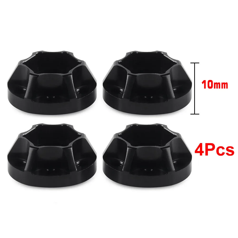 INJORA CNC Aluminium 12mm Rad Sechskantnabe für 1/10 RC Crawler Auto 1,9 2,2 Räder Felge Axial SCX10 Capra Redcat Gen8 VS4-10