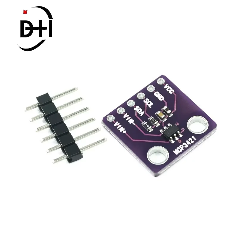 MCP3421 I2C SOT23-6 delta-sigma ADC Evaluation Module Board For PICkit Serial Analyzer Module