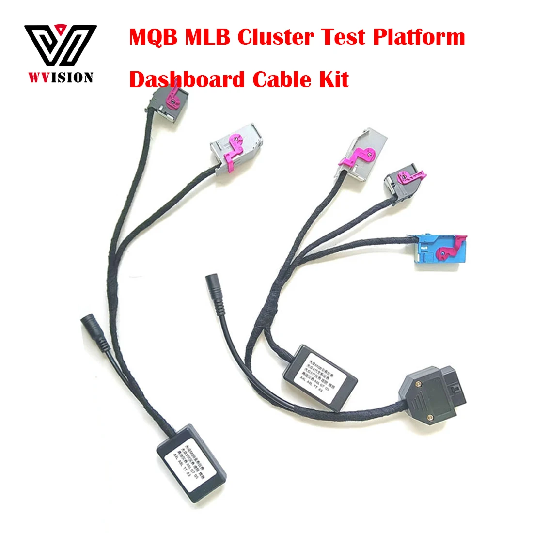 Car MQB MLB Cluster Test Platform Dashboard Cable Kit for VW for Skoda SEAT for Audi A6 A8 A4 MQB Car Instrument Power on Cables