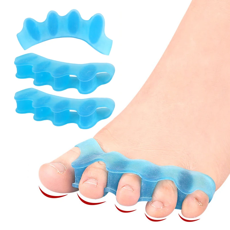 

10Pairs Gel Corrector Splitter Protector Silicone Thumb Valgus Bunion Adjuster Foot Pain Relief Hammer Toe Separators Straighten