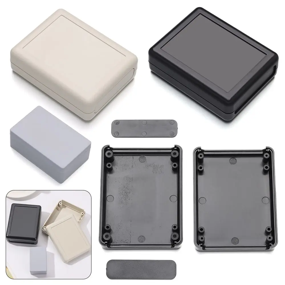 

White/Black Instrument Cases 55x35x20mm/90x70x28mm Plastic Project Box Wire Junction Boxes Circuit Board Project Enclosure Case