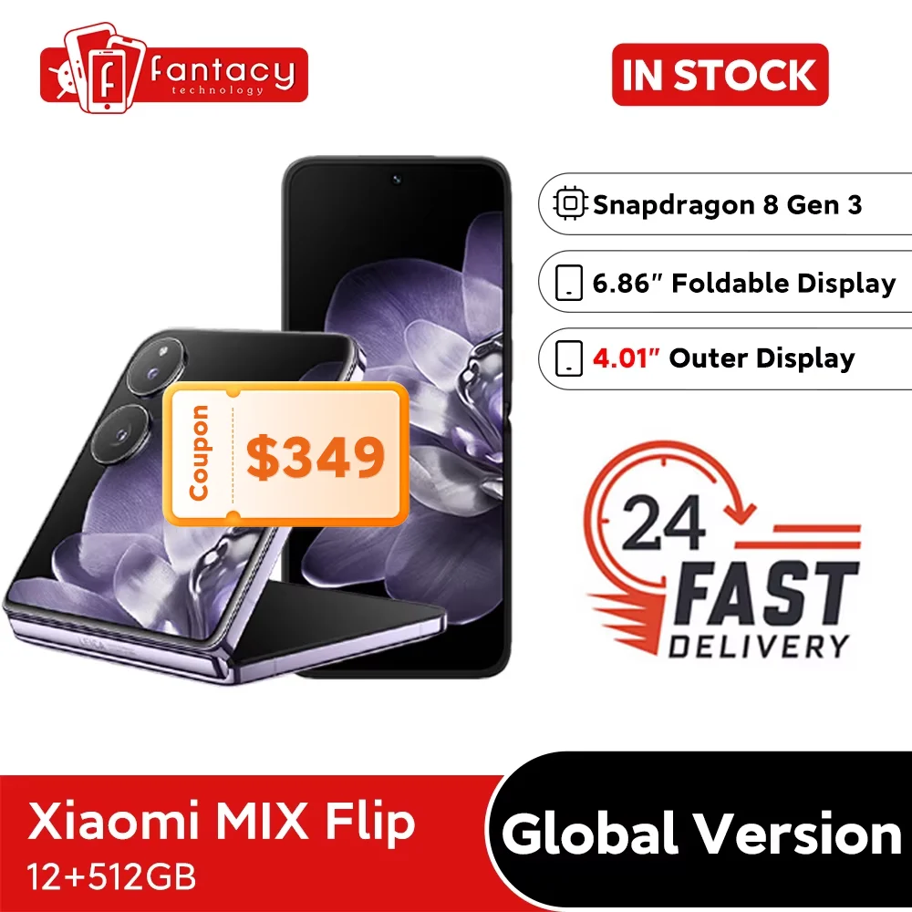 World Premiere Xiaomi MIX Flip Global Version Foldable 6.86