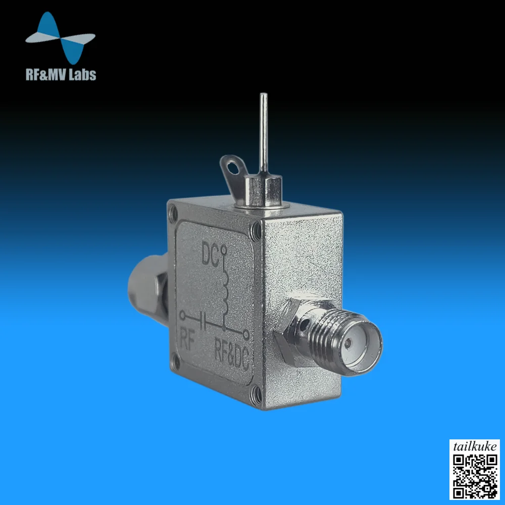 10MHz-8GHz Bias Switch, Feeder, DC Blocker/bias Switch (T/Bias Tee)