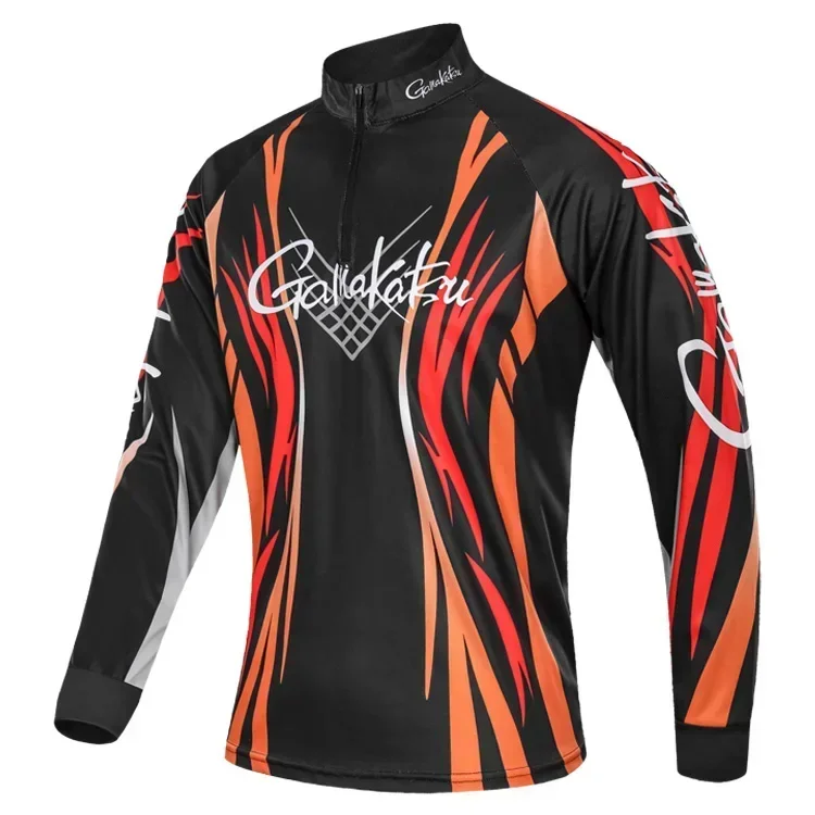 Imagen 4: Nuevas camisas de pesca para hombre, chalecos de pesca transpirables anti-uv de manga corta, ropa de pesca de verano de secado rápido para deportes al aire libre