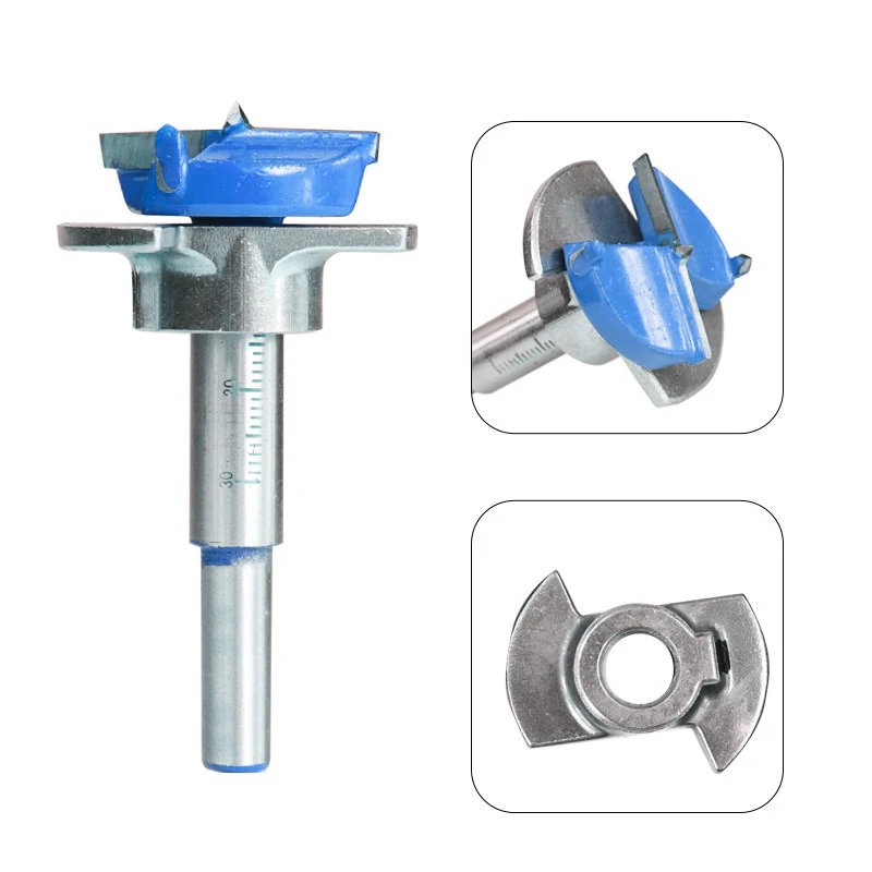 Einstellbare Hartmetall Bohrer Bits Durchmesser 15-30mm Scharnier Loch Opener Boring Bit Gekippt Bohren Werkzeug Holzbearbeitung Forstner Bohrer bit