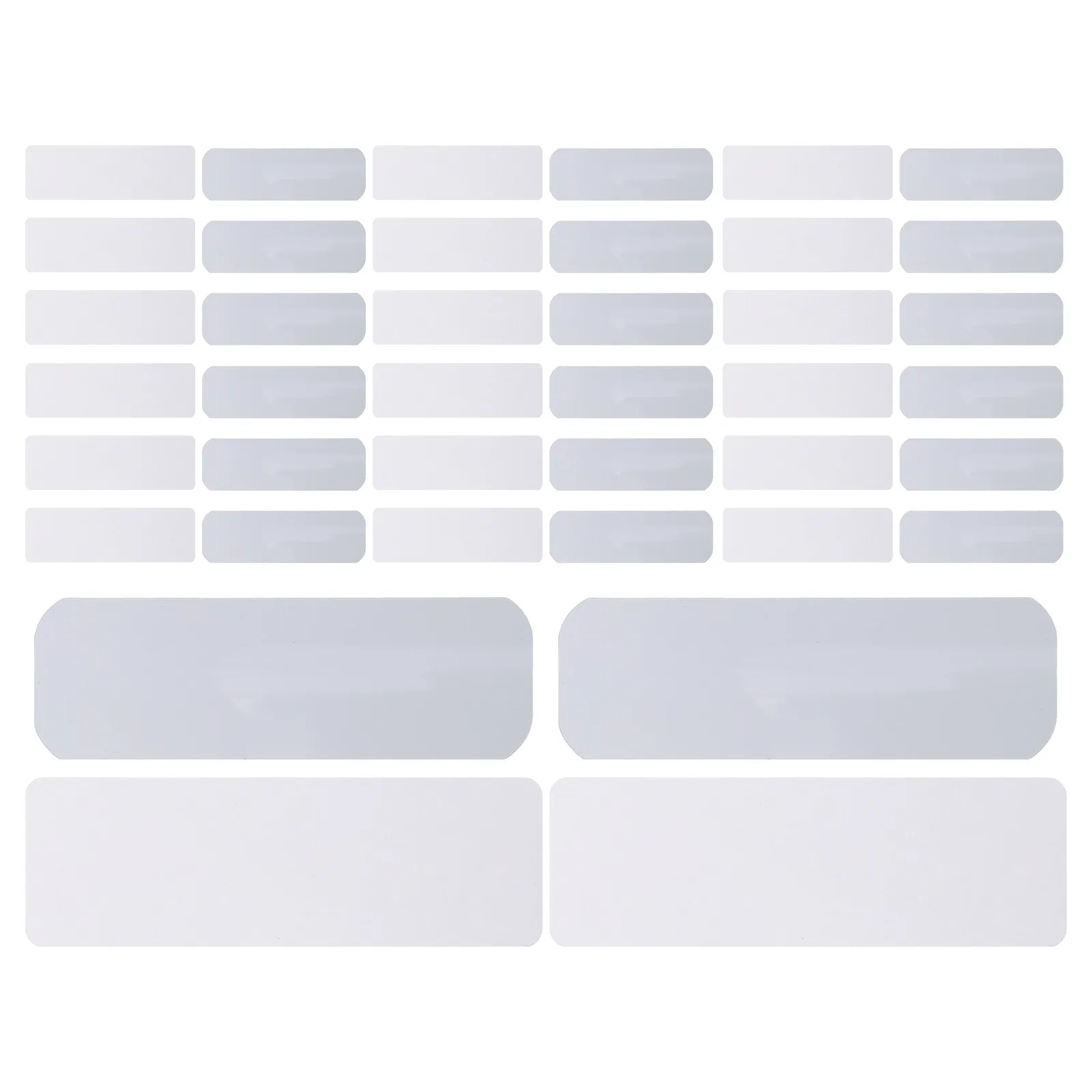20Pcs Vertical Blind Repair Tabs Clear Adhesive Blind Fixer Tabs Easy Installation Horizontal Blinds Replacement Slats Panels