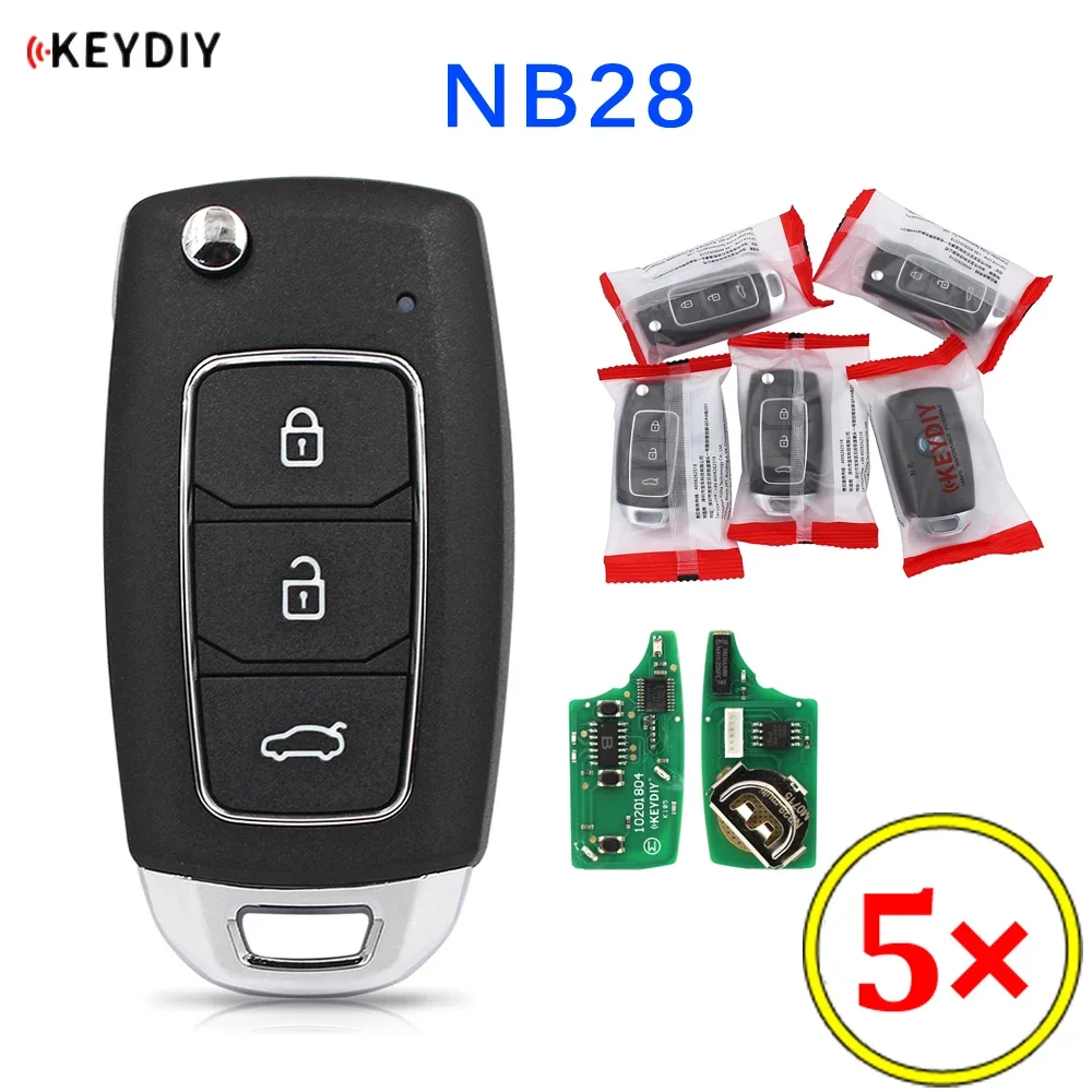 5pcs/lot KEYDIY 3 Button Multi-functional Remote Universal NB Series NB28 for KD900 KD-X2 KD-MAX Mni KD All Functions in One