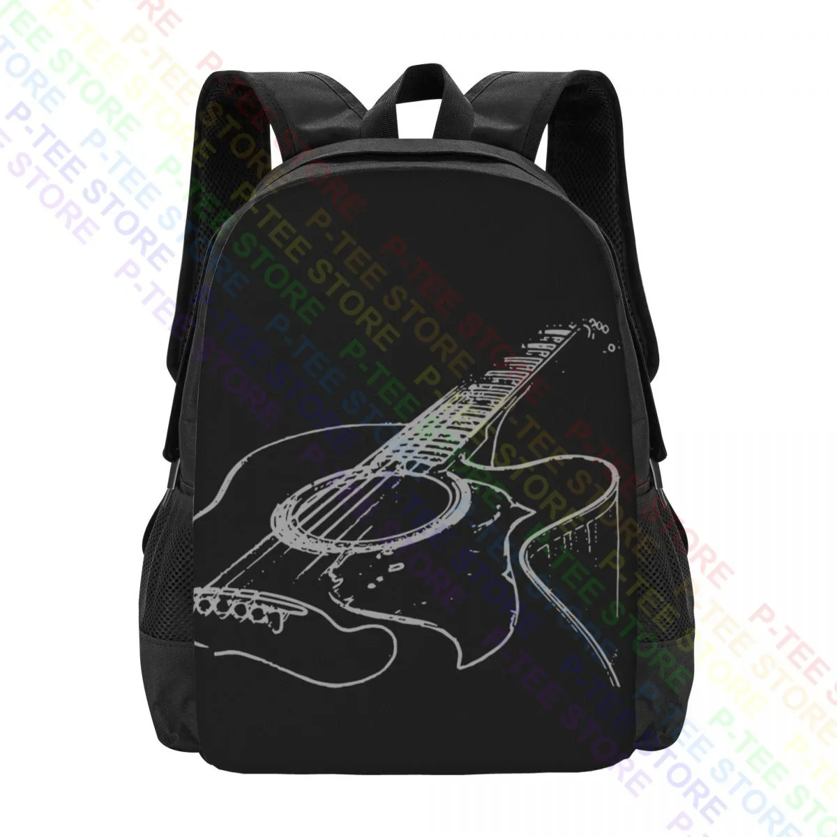 Think Out Loud Apparel Acoustic Guitar Musician Guitar PlayerBackpack Large Capacity Cute Bags For Travel