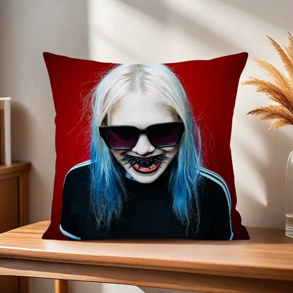 Kim Singer Dracula Kissenbezug Kissenhülle für Zuhause, Sofa, Wohnzimmer, Büro, Café, Auto – Detail 6