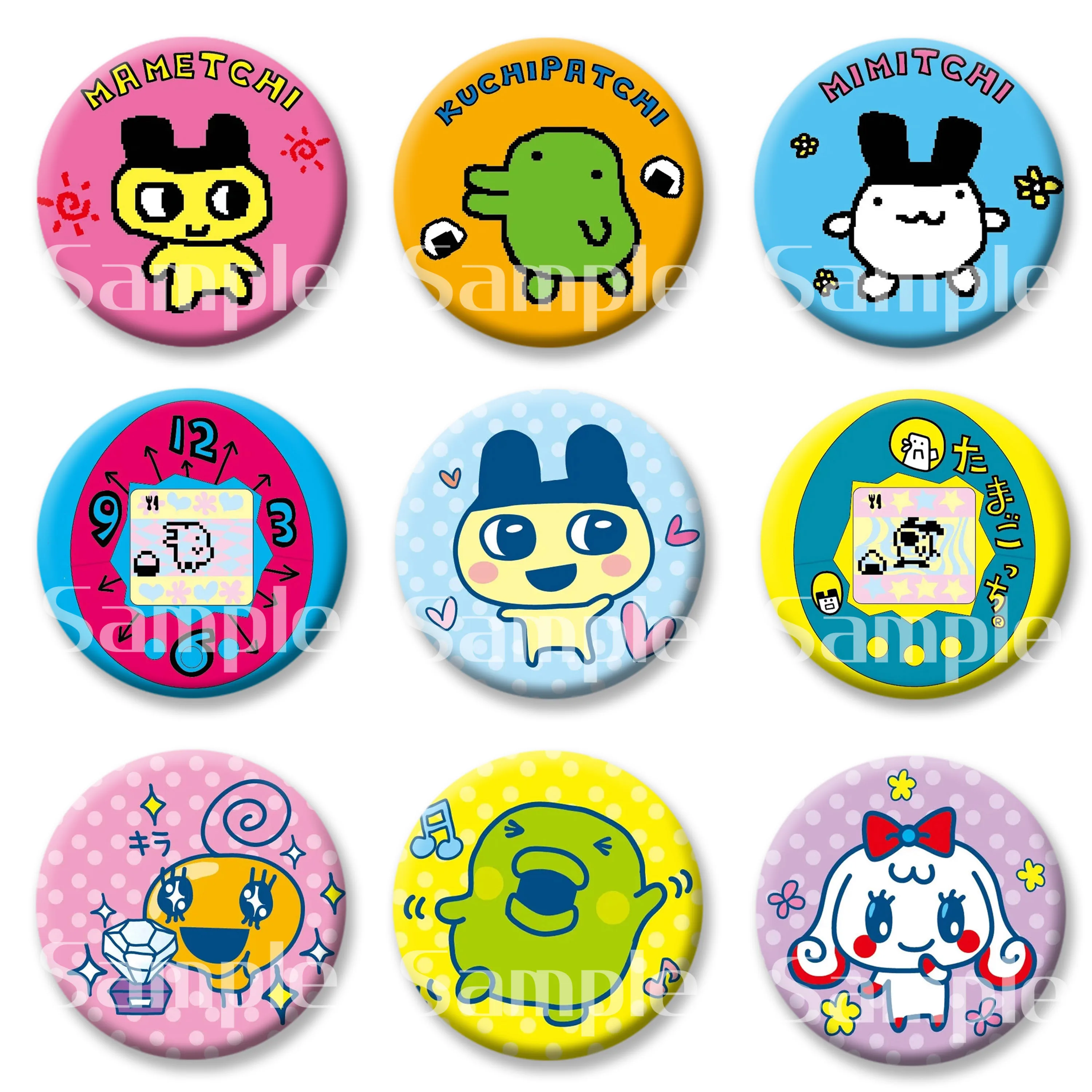 

Тамагочи электронные домашние животные милая круглая брошь значок магниты на холодильник брелок зеркало 58 мм ювелирные аксессуары Kawaii подарки