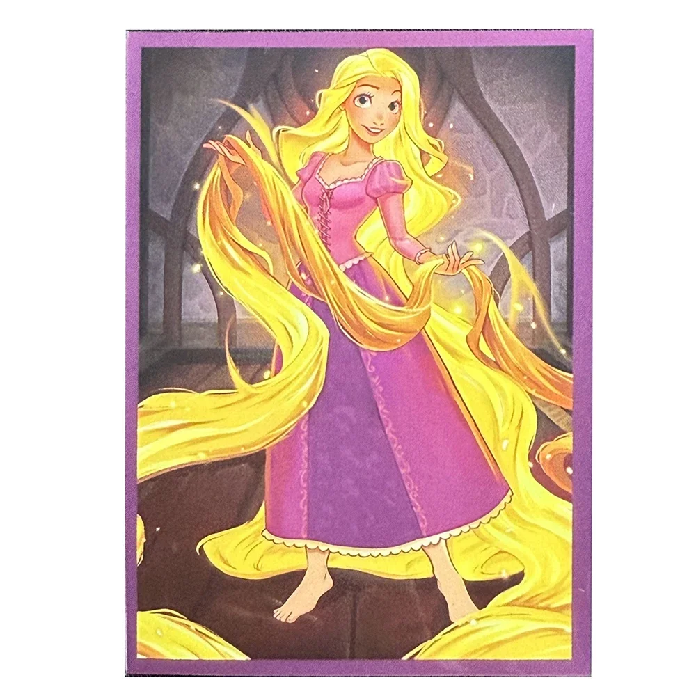 Anime Rapunzel Lorcana Card Sleeves Standard Size Trading Card Protectors Clear Sleeve for MTG/PKM/OPCG Folder Case 66x91mm