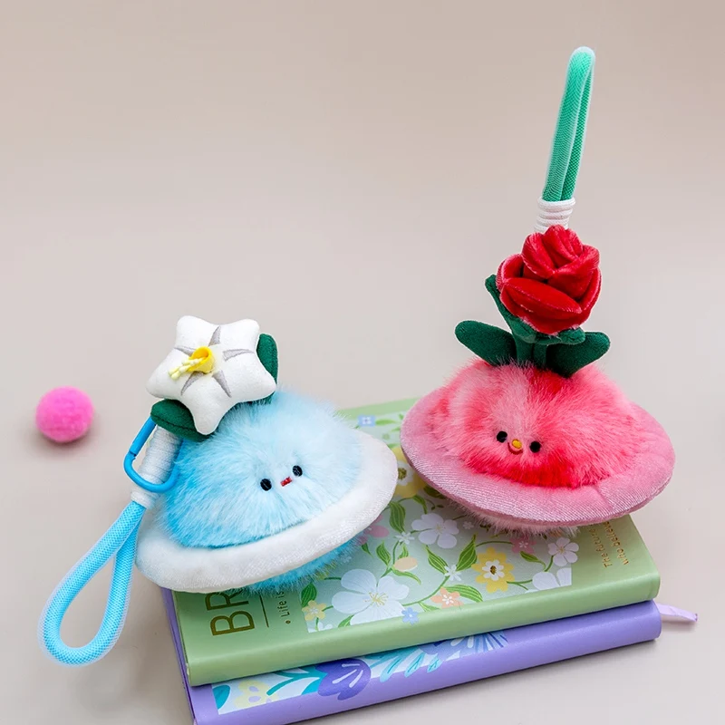 Ciondolo Peluche a Forma di Pianeti: Giove, Girasole, Terra, Tulipano, Luna, Palma, Marte, Rosa, Saturno, Margherita, Mercurio, Narciso