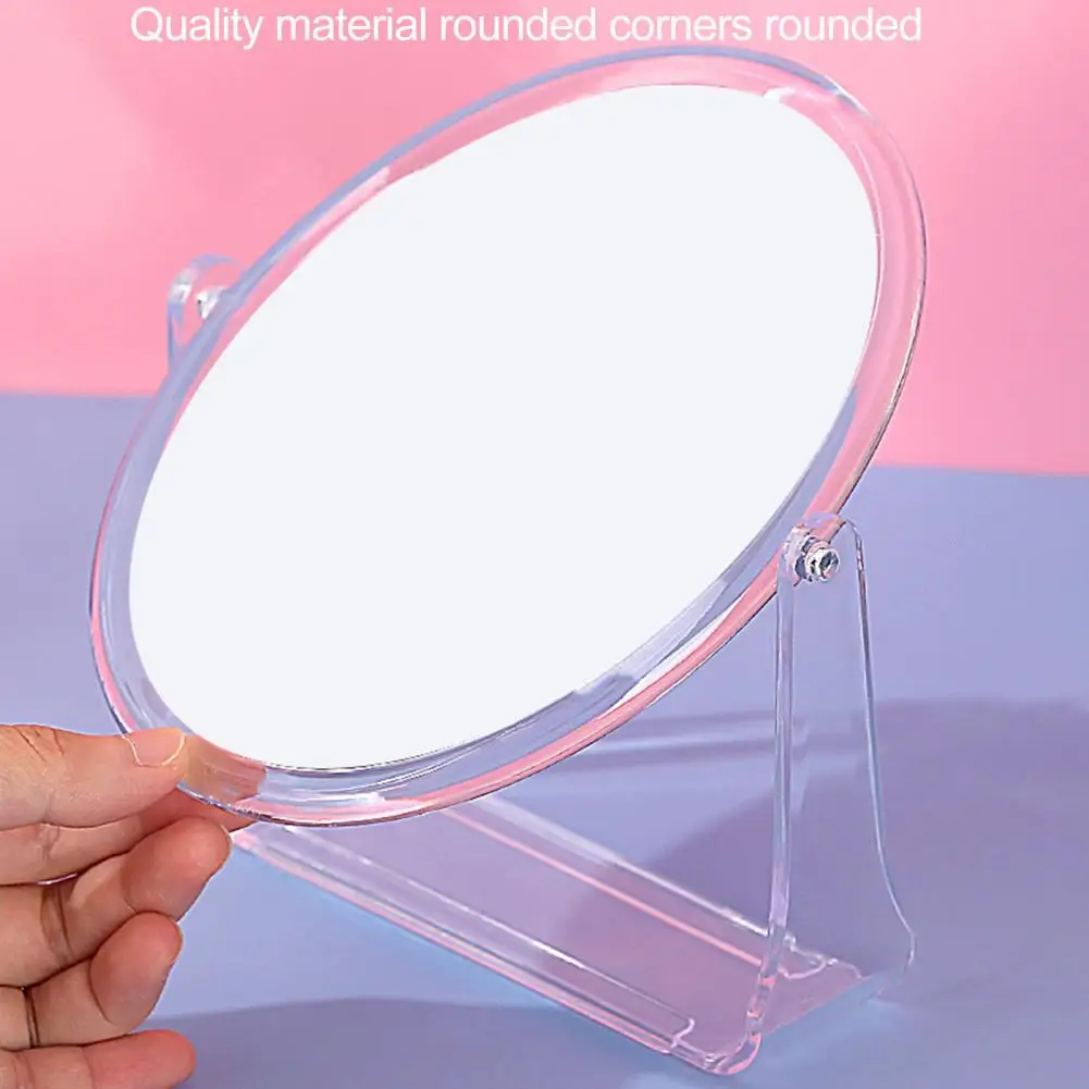 Makeup Mirror with 360-degree Rotation Portable Double Magnifying Makeup Mirror for Men Women 360 Degrees Rotatable Acrylic