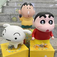 Daily Crayon Shin-Chan Hand Do Large Xiaoxin And  Xiaobai Cartoon Figure Living Room Tabletop Decoration Cute Doll Birthday Gift