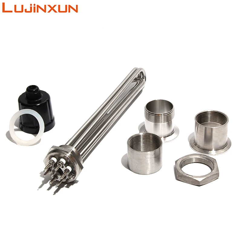 Lujinxun Heating Element With Probe / Ground Screw DN32 1 1/4