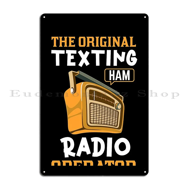 Morse Code Ham Radio Operator Morse Code Keyer Metal Plaque Poster Club Bar Pub Create Design Cinema Tin Sign Poster