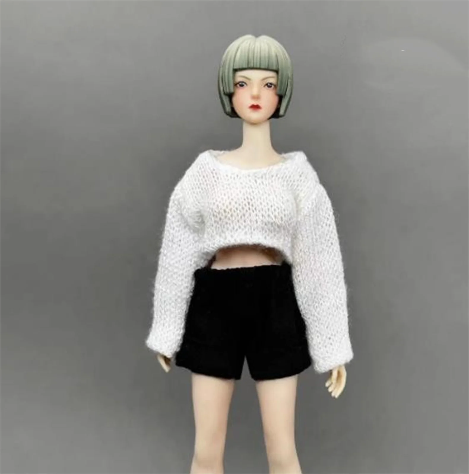 1/12 سترة سترة محبوك قميص الملابس النسائية ل 6 "TBl PH ألعاب شخصيات الملابس الذكور ل 6'' الذكور الجندي عمل الشكل