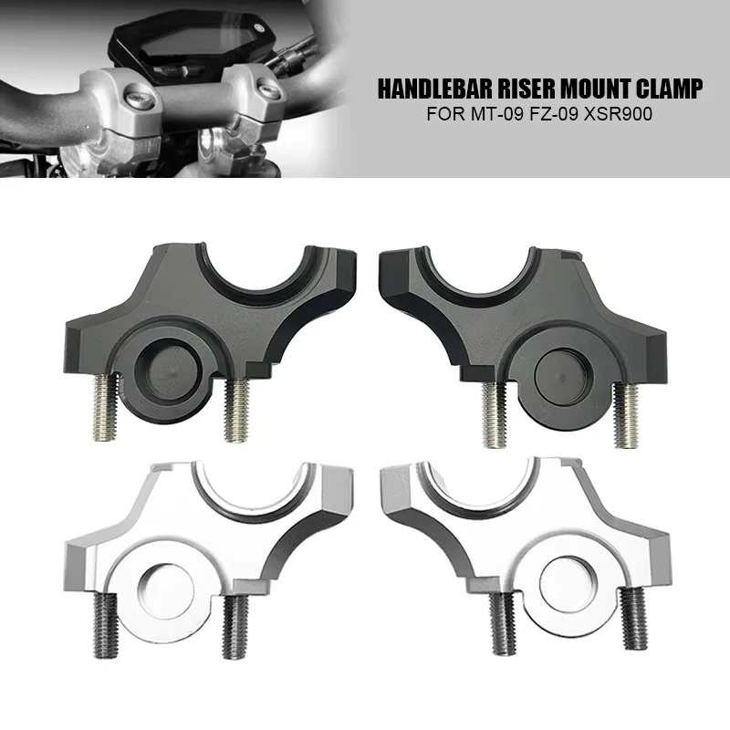 For Yamaha MT09 Handlebar Riser Bar Mount Handle Clamp FZ-09 FZ09 XSR900 2012-2018 2017 2016 2015 2014 Motorcycle Accessories