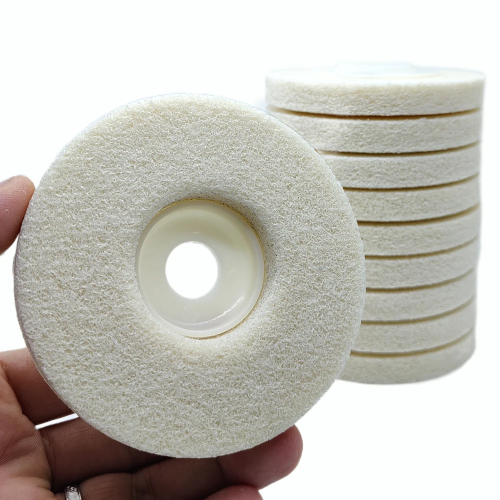 4 Inch 100mm Sponge Fiber Polishing Pad Grit 60-3000  For Stone Renovation Of Marble Granite Quartz Stone