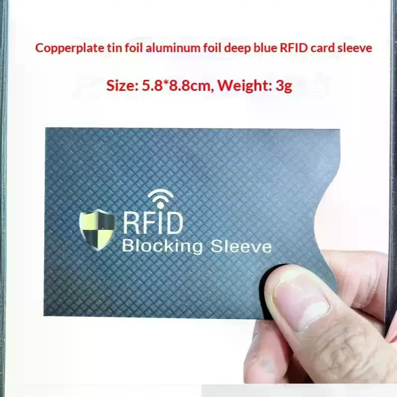 1/10 PCS Aluminum Foil RFID Blocking Card Sleeves Anti Theft Skimming Protection For Credit Cards ID Cards Daily Use Travel