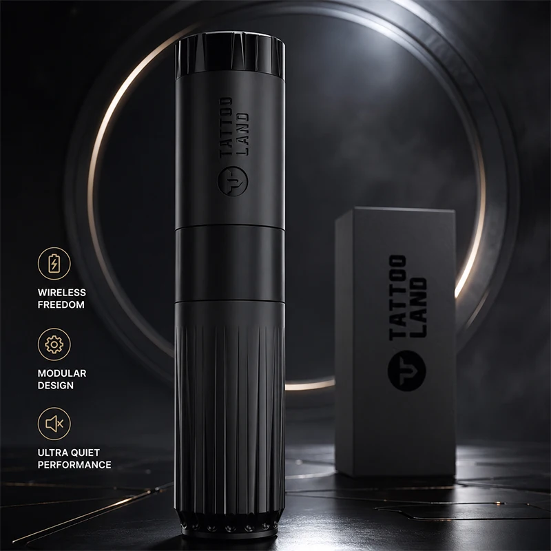 TATTDOE rgonomic Wireless Tattoo Pen  2400mAh Large Capacity Removable Rotatable Battery