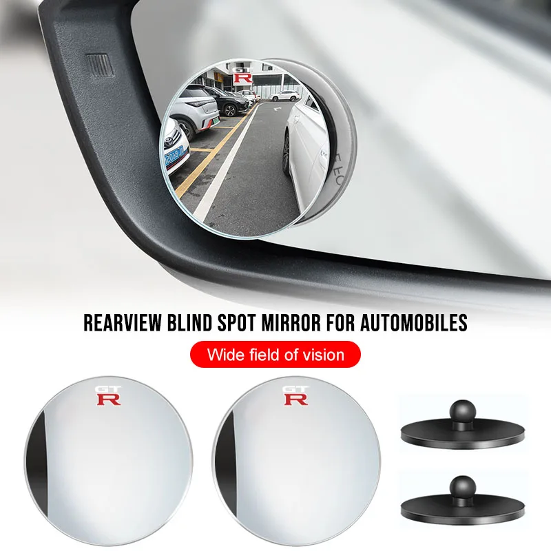 

2Pcs Adjustable 360 Degree Car Blind Spot Rear View Mirror Wide Angle For Nissan Nismo GTR Juke Versa Almera Xterra Qashqai